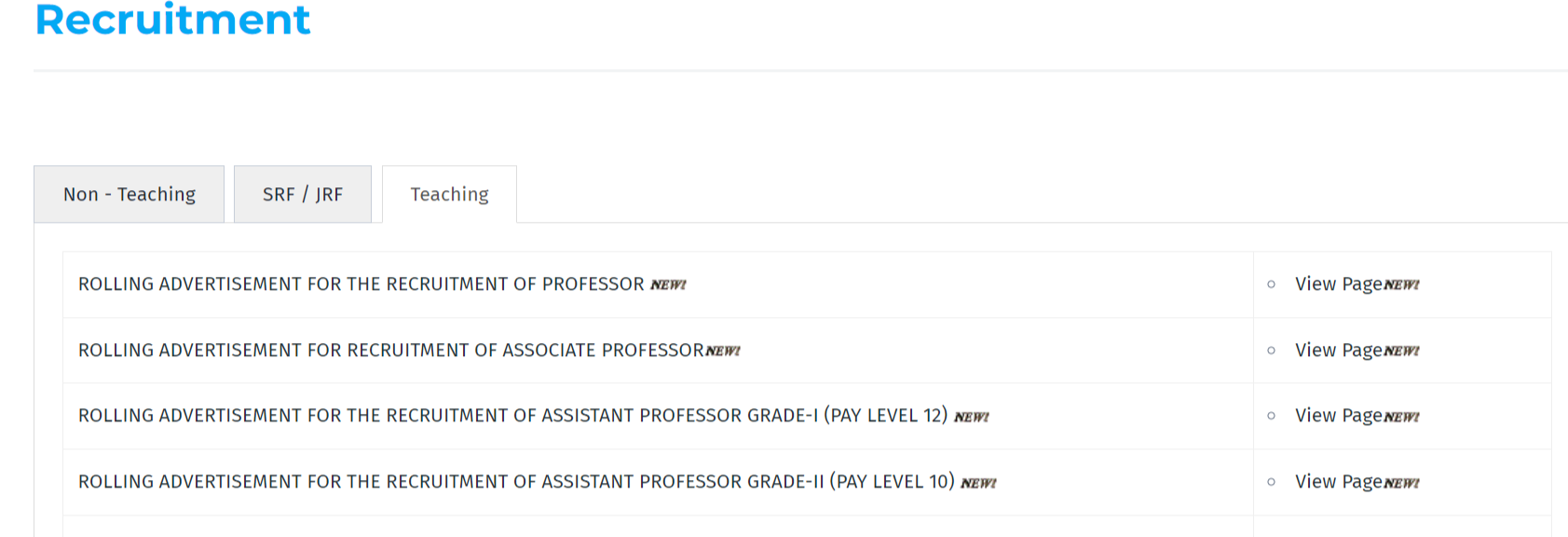 Nit surat Faculty recruitment oct 2024
