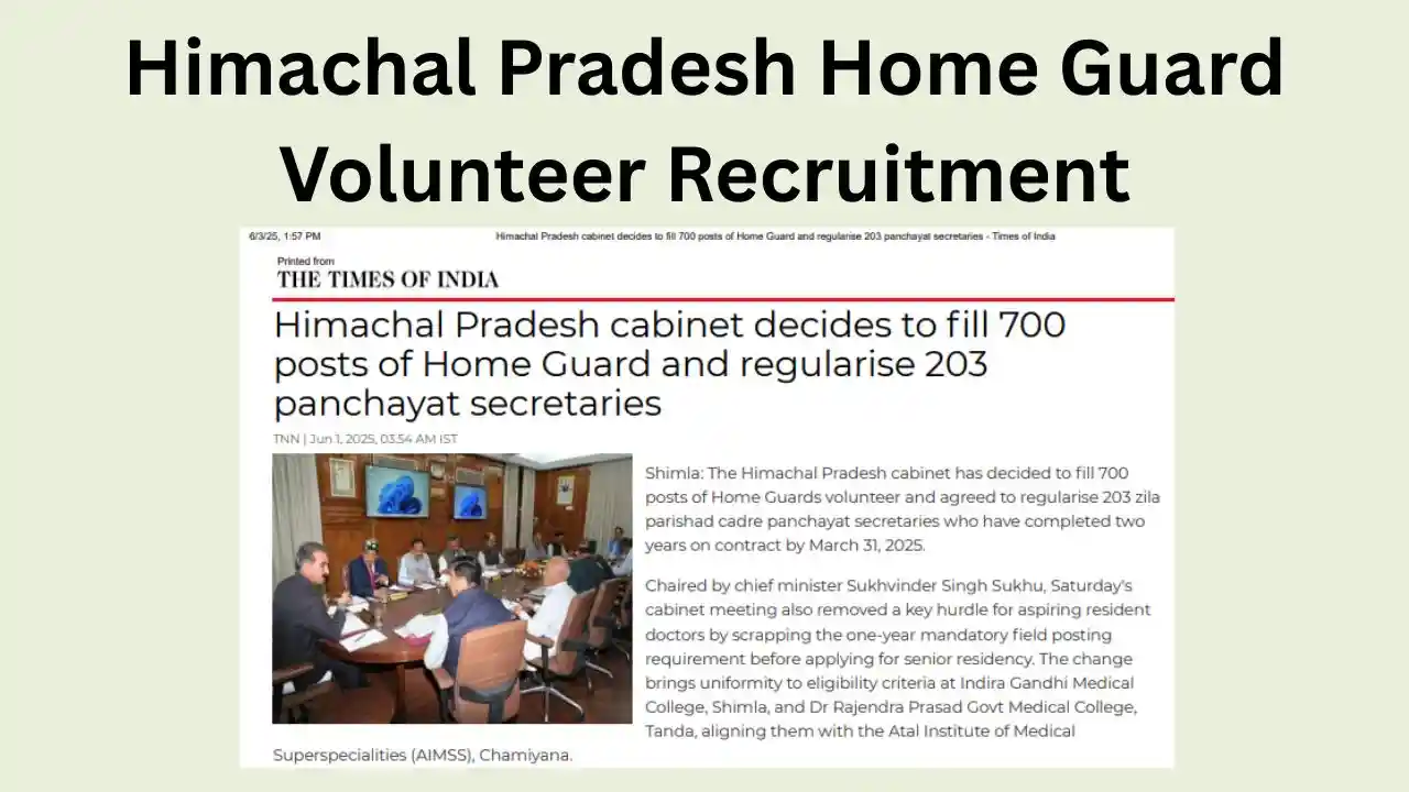 Himachal-Pradesh-Home-Guard-Volunteer-Recruitment