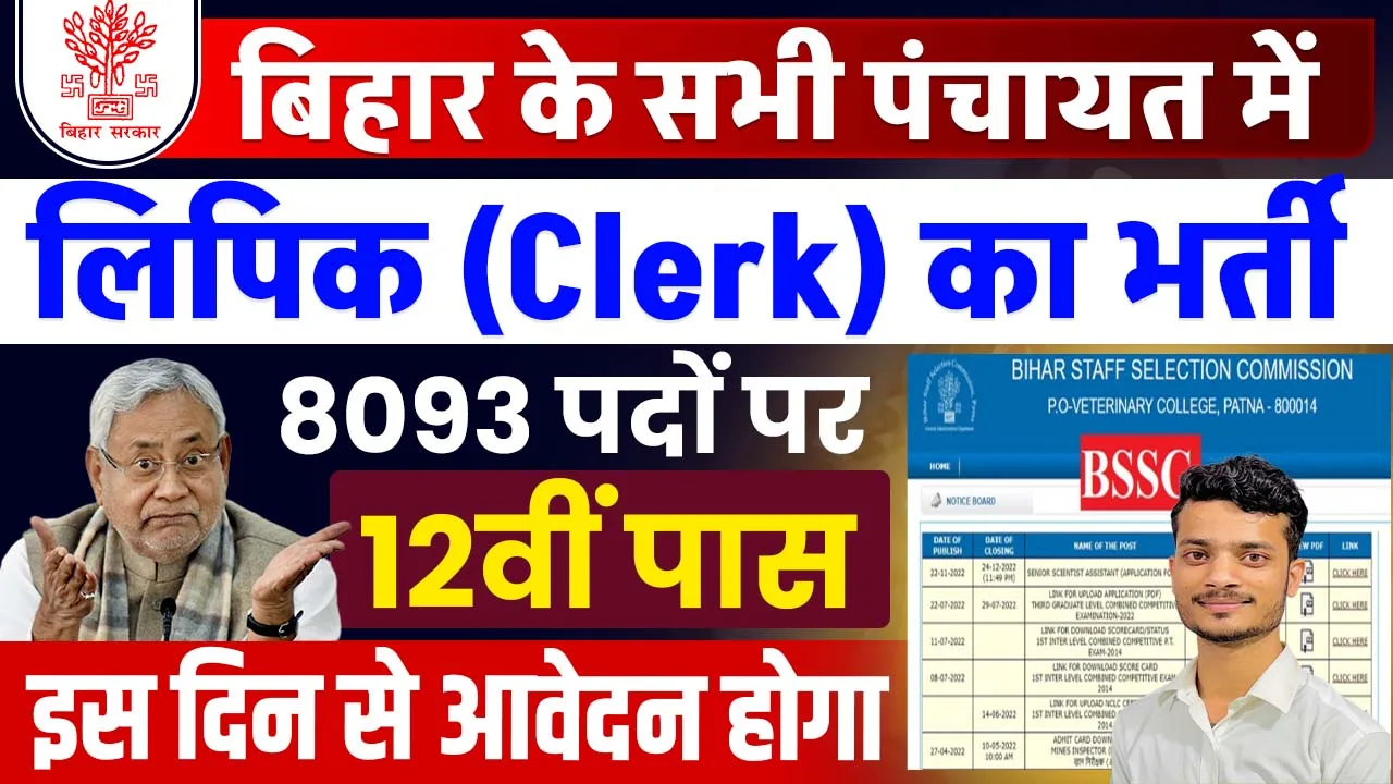 Bihar-Panchayati-Raj-Clerk-Vacancy-2025
