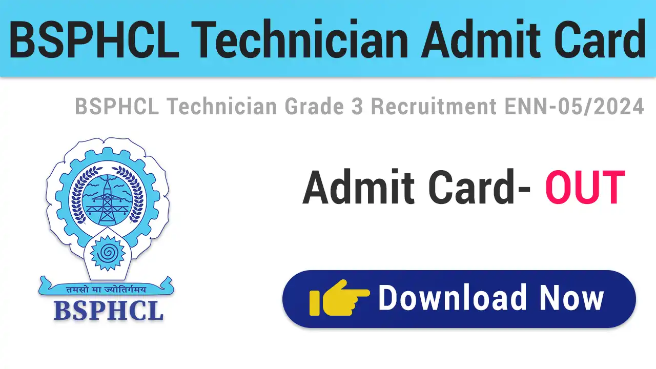 bsphcl-technician-grade-3-admit-card-2025