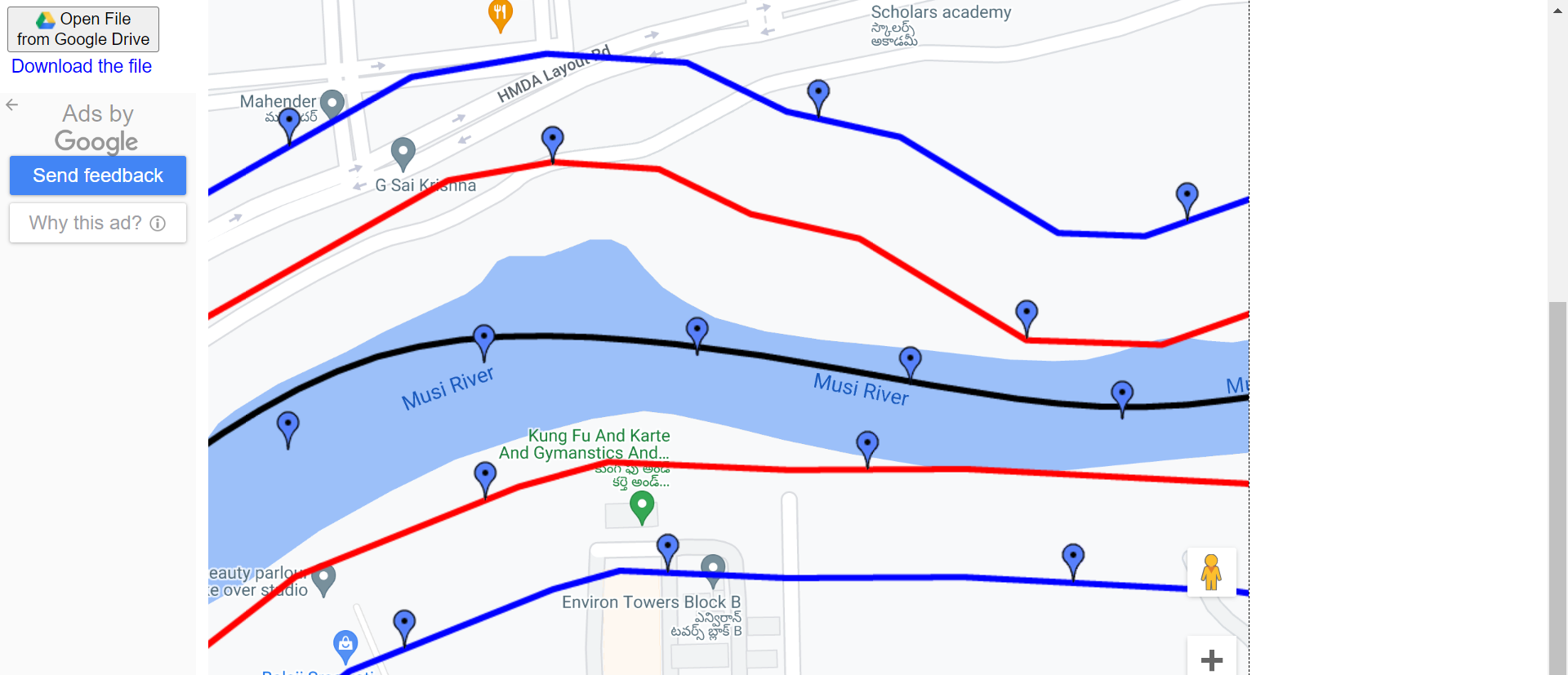 Nagole environ towers in FTL zone